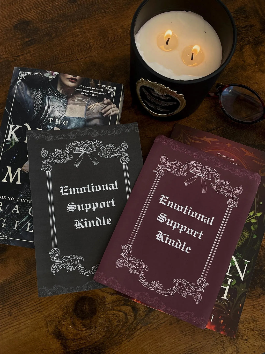 Gothic Emotional Support Kindle Insert