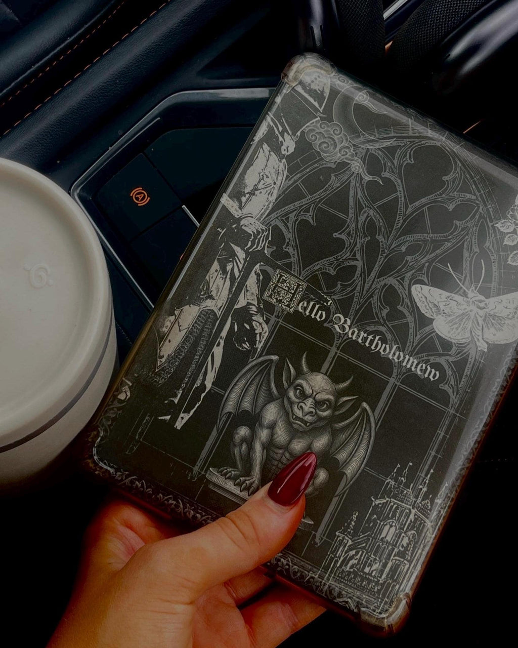 The Knight and the Moth/Knave and the Moon Inspired Kindle Insert | Fantasy Book Lover Gift, Clear Case Kindle Accessory