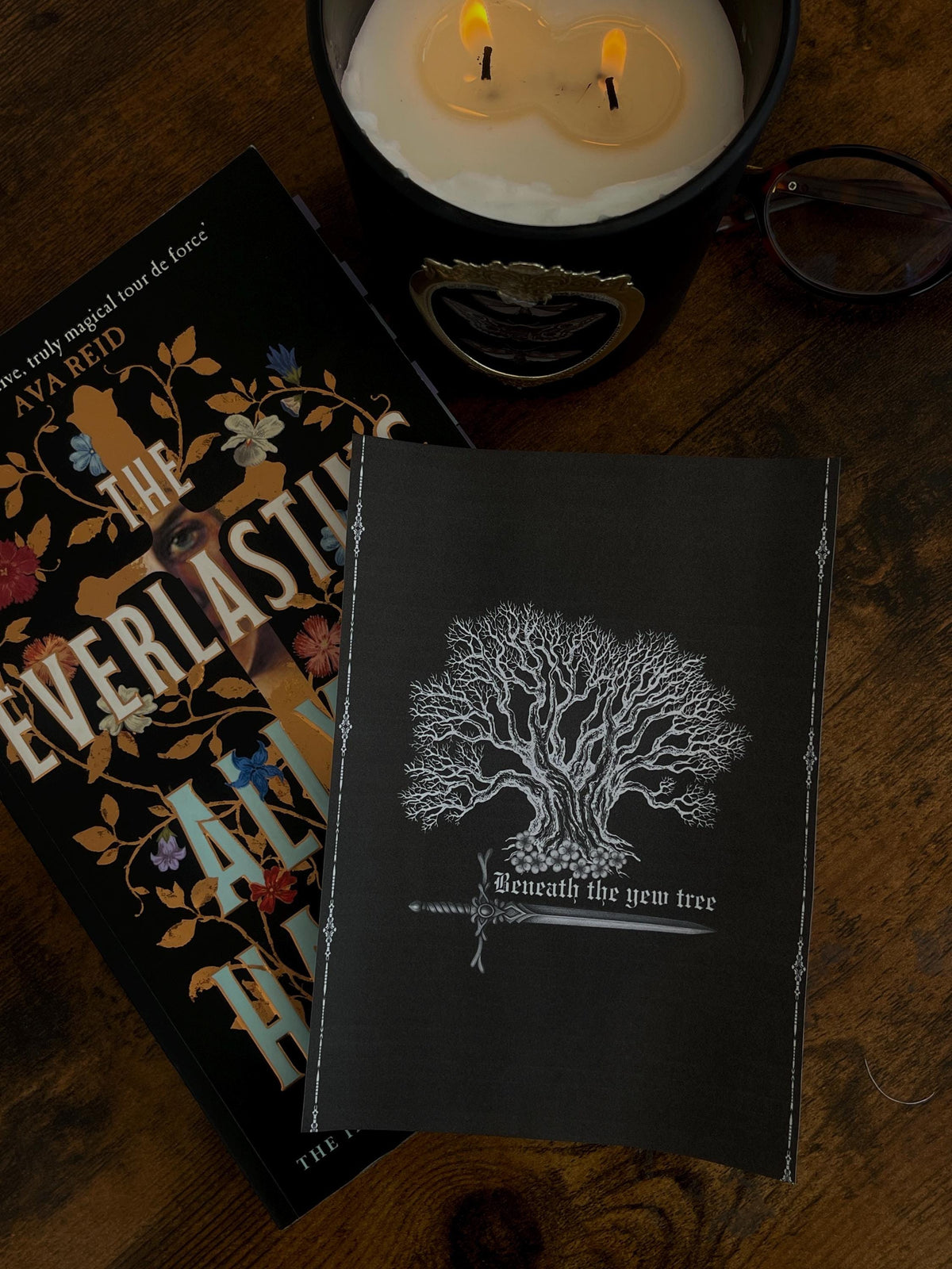 The Everlasting Inspired Kindle Insert | Fantasy Book Lover Gift, Clear Case Accessory